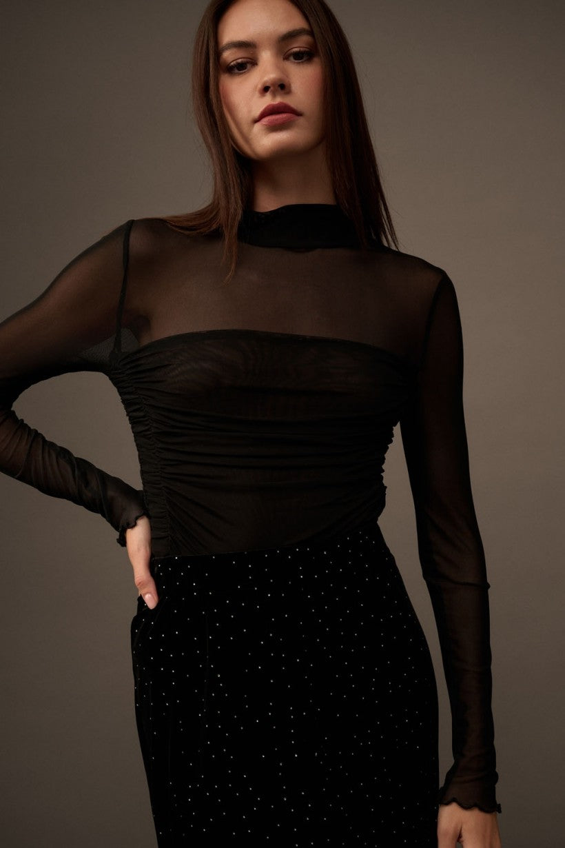 Sheer Mesh Bodysuit  Penelope The Label