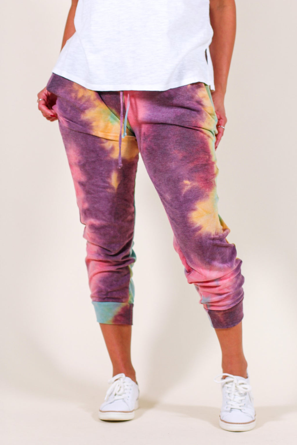 143 Story - Cotton Candy Tie Dye Jogger Pant