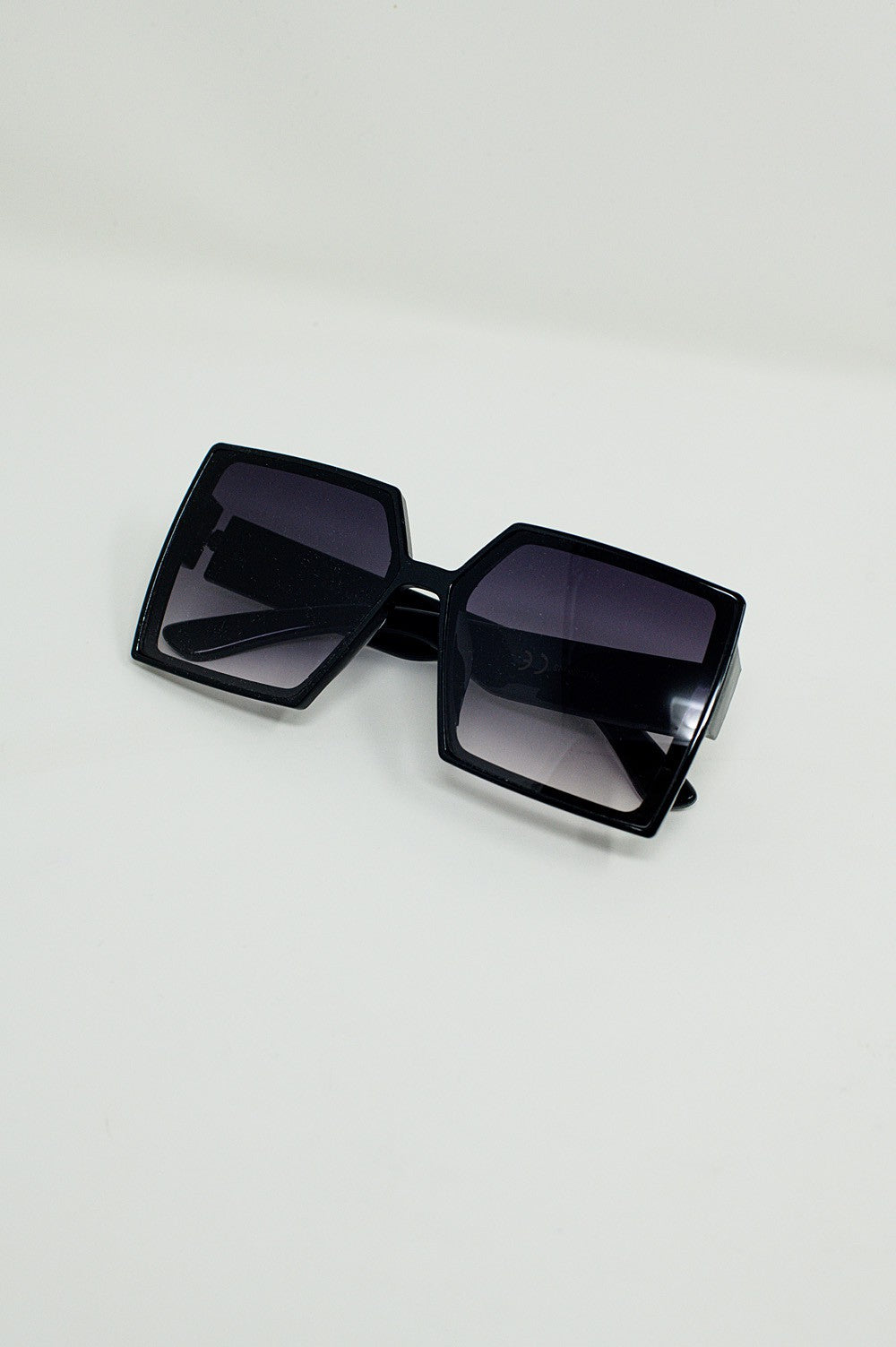 Oversized Square Glasses In Black