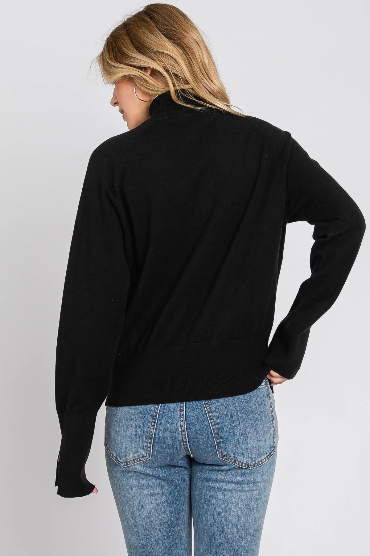 Thin hot sale turtleneck womens