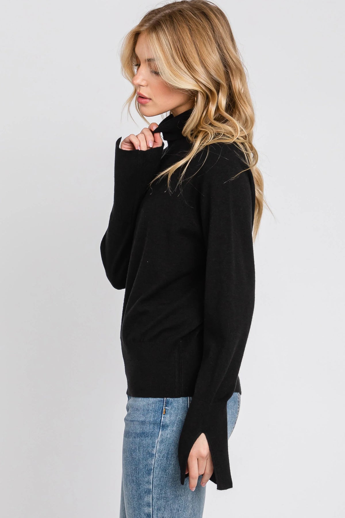 Thin 2025 turtleneck top