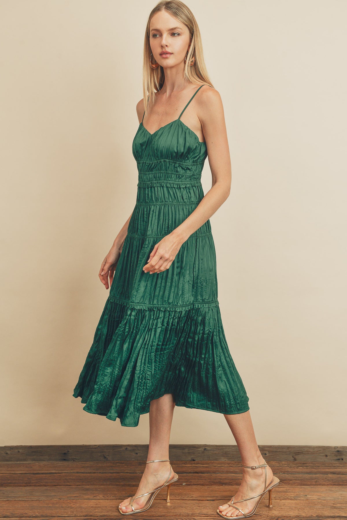 Whistles regina sparkle pleated dress sale