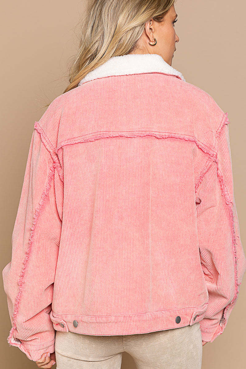 Corduroy Sherpa Trucker Jacket