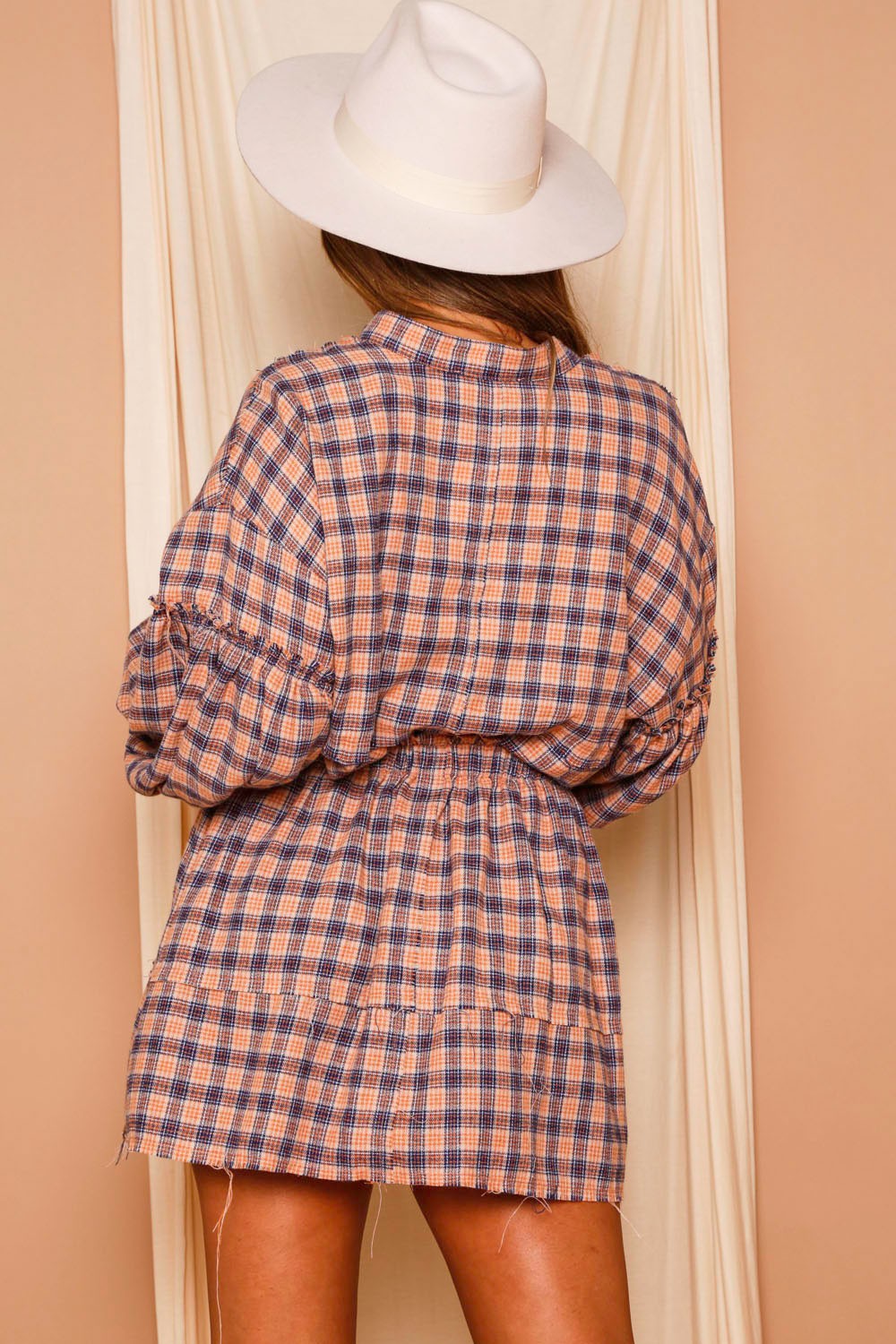 Plaid Shirt Mini Dress – Penelope The Label