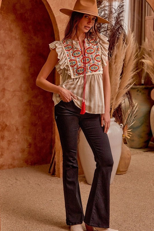 Marisol Embroidery Top