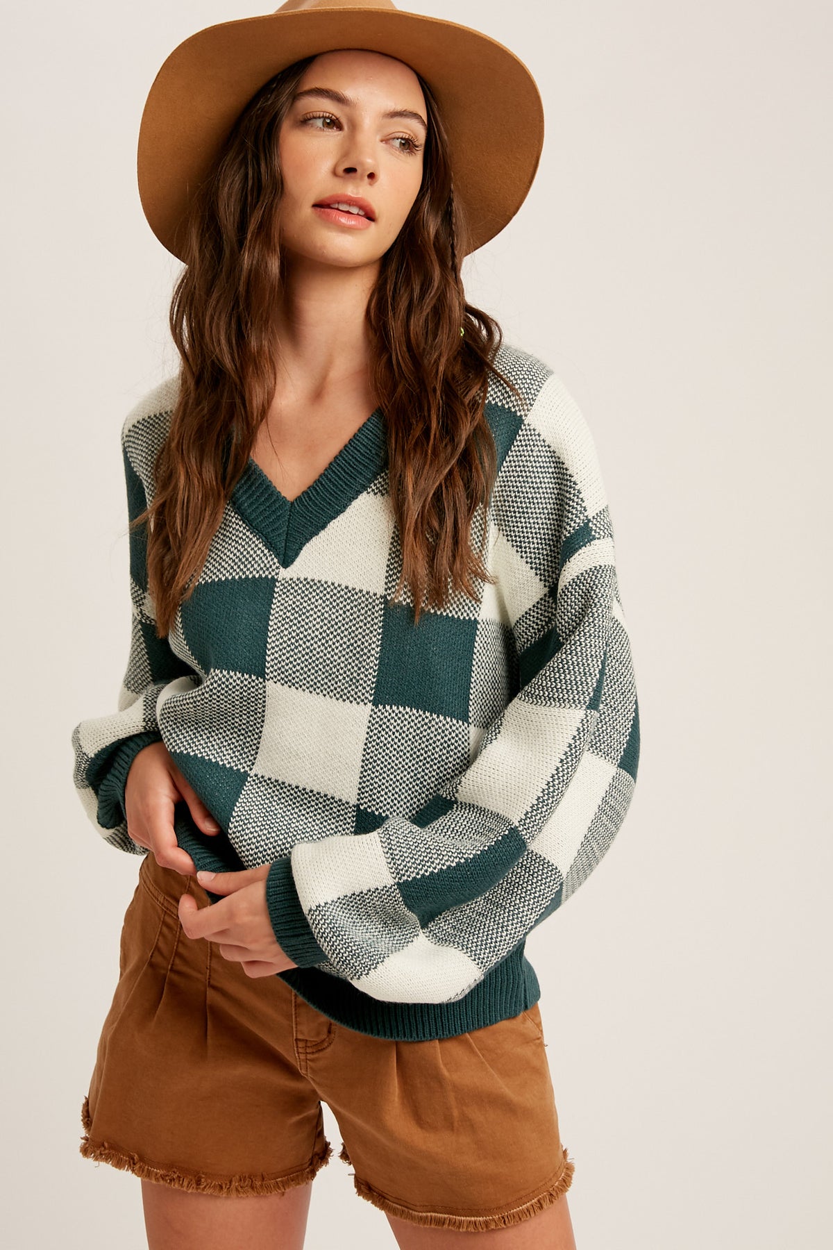 Belinda Buffalo Plaid Sweater