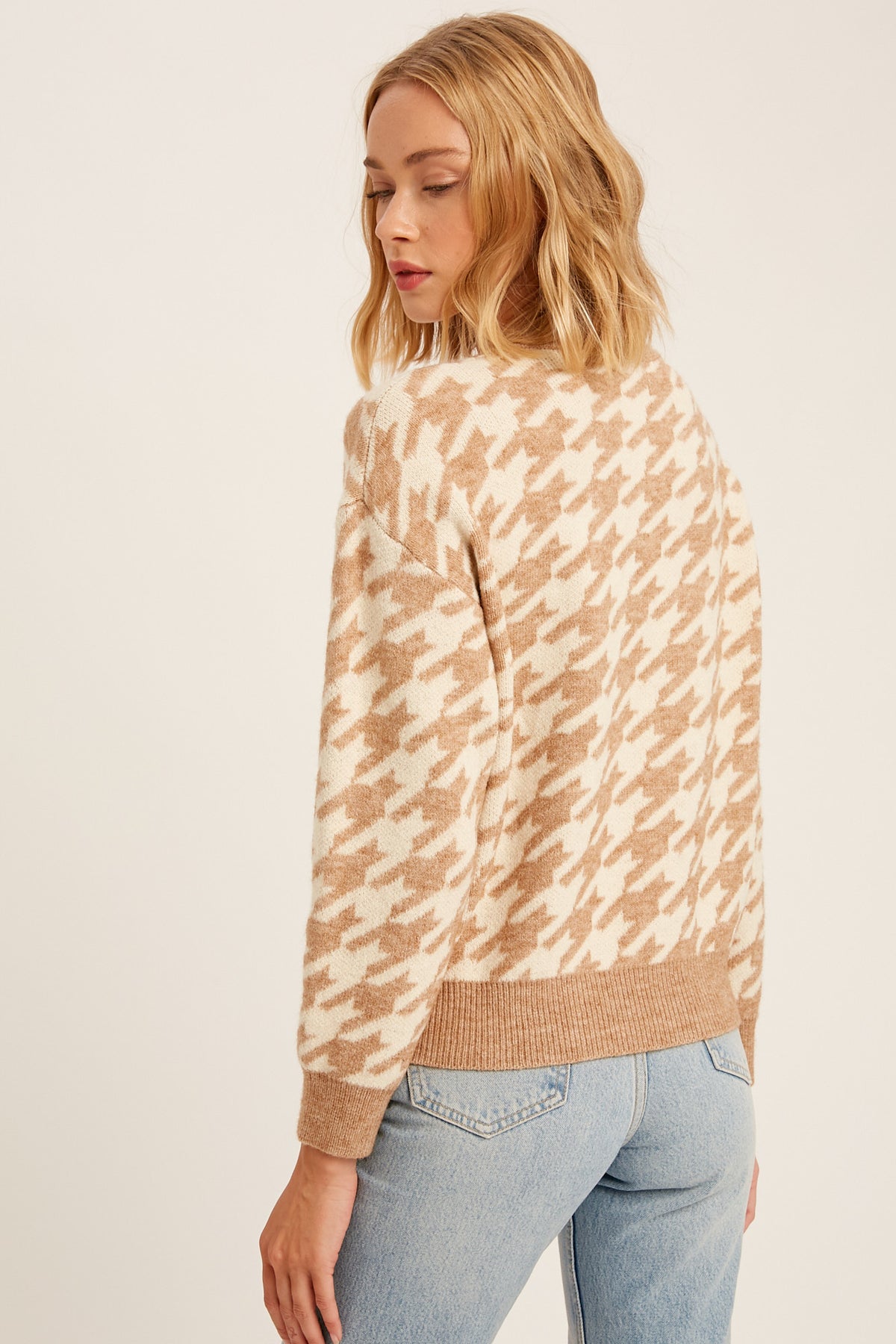Isabella Houndstooth Sweater