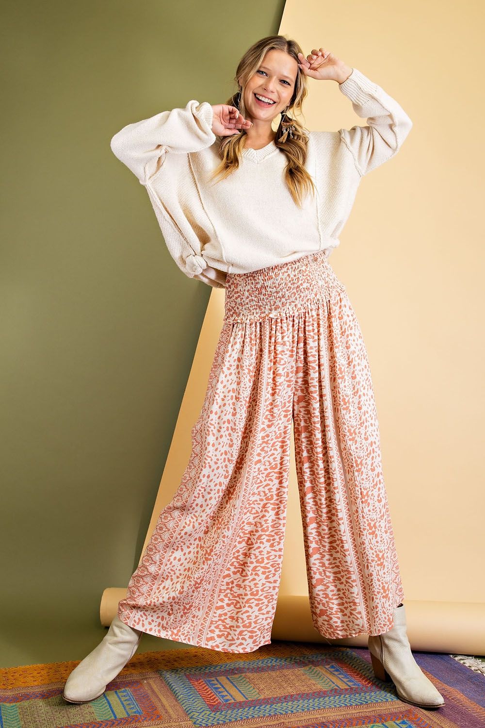 It's a Happy Day Palazzo Pants